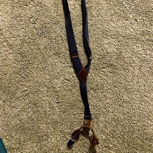 Boys Navy Suspenders